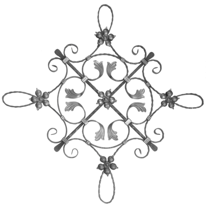 Ornament 640x640 mm (profil 12x6 mm)