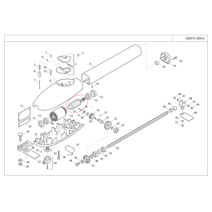 Rotor pro 230V motor 470R4570