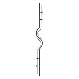 Tyč 1000 x 100 mm, 20 x 10 mm, 20 x 6 mm
