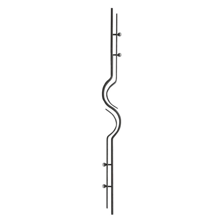 Tyč 1000 x 100 mm, 20 x 10 mm, 20 x 6 mm