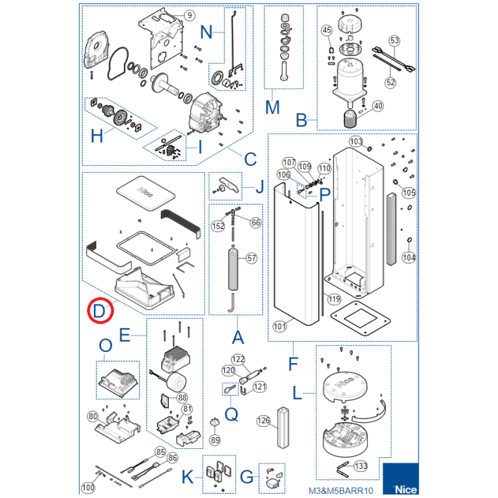Kit majáku M5BAR (SPAMG095A00)