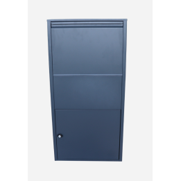 Box na balíky s přepadovou lištou, H = 880 mm, RAL 7016
