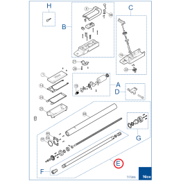Kompletní kit pístu s trubkou SPAMG206A00 pro TTN6024