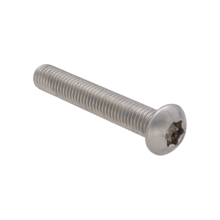Nerezový šroub M10x60 mm polokulatá hlava, TX50 (DIN7380, AISI316/A4)