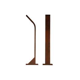 Venkovní LED osvětlení STIK S UP (H-404mm), barva CORTEN