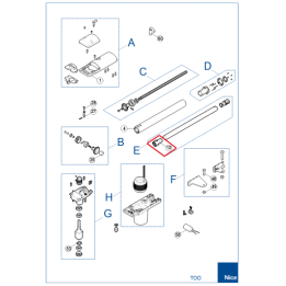Matice PD0887A0000 pro TOO3000, TOO3024, TOO4500 a TOO4524