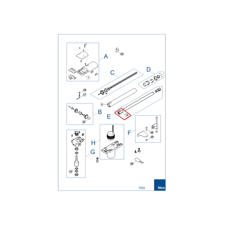 Matice PD0887A0000 pro TOO3000, TOO3024, TOO4500 a TOO4524