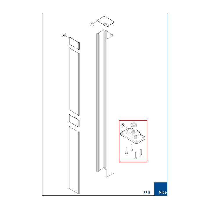 Základna PD0277A3002 pro PPH3 a PPH4
