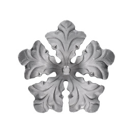 Květ 102 x 106 mm, tloušťka 2 mm