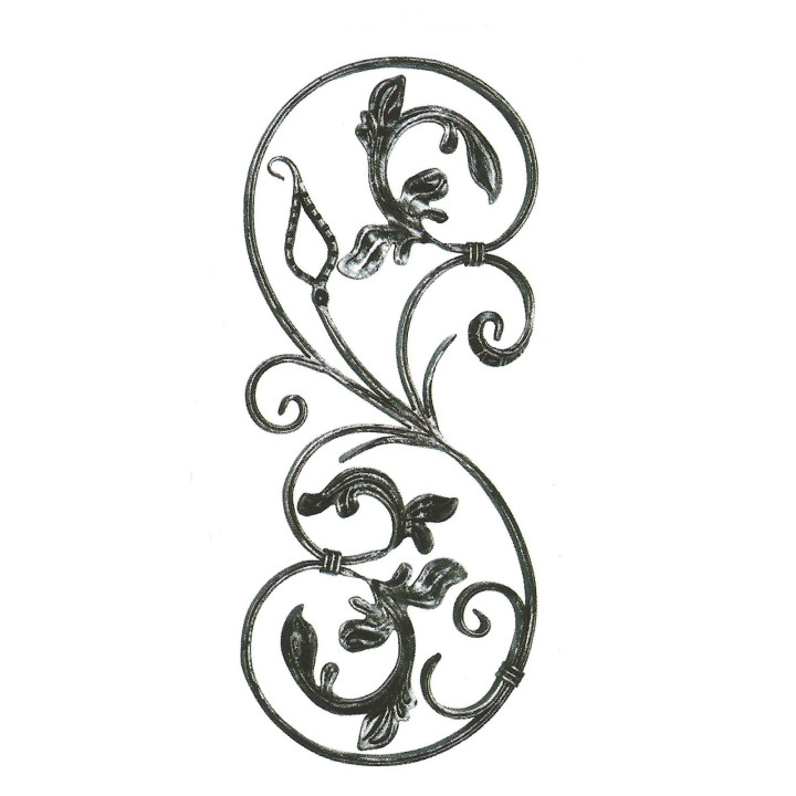 Ornament 740x320mm, profil 16x7mm, pravý