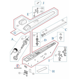 Kit korpusu SPCG013700 pro TOONA4, dolní a horní