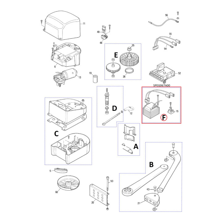 Sada trafa SPEG067A00 pro POP