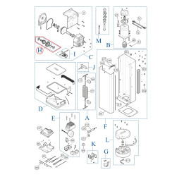Sestava převodů SPAMG120A00A pro M-BAR/L-BAR