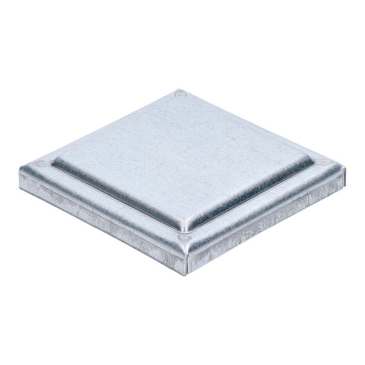 Stříška plechová plochá pozinkovaná 80x80x1,5 mm