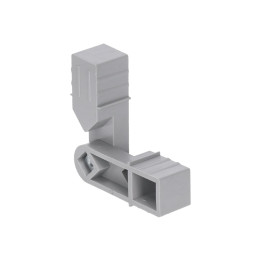 Plastová spojka - pohyblivý rohový díl pro profil 20x20x1.5mm