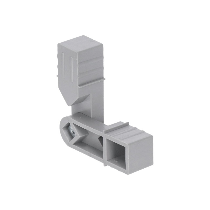 Plastová spojka - pohyblivý rohový díl pro profil 20x20x1.5mm