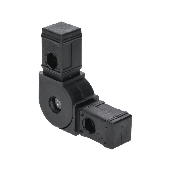 Plastová spojka - pohyblivý rohový díl pro profil 30x30x2mm