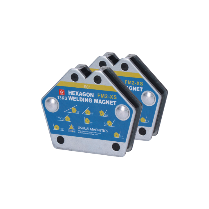 Svařovací magnet / svařovací úhel, zatížení 12.5 kg, měřící úhly 30°, 45°, 60°, 75°, 90°, 105°