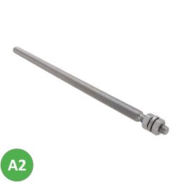 Nerezový závitový kolík M14/M10 (včetně matic a podložek)