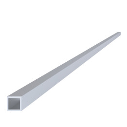 Hliníkový uzavřený jekl 15 x 15 x 1,5 x 6000 mm