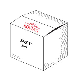 Sada 5 m pro 17,52 mm sklo k Al profilům