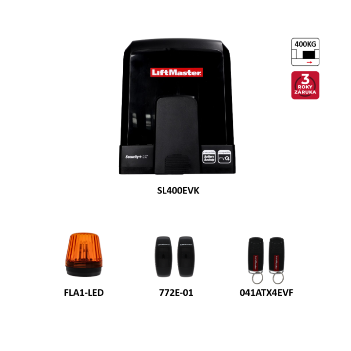 Sada LiftMaster pro posuvnou bránu do 5 m/400 kg