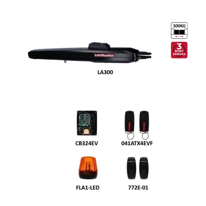 LiftMaster sada pro jednokřídlovou bránu do 3m (křídlo)