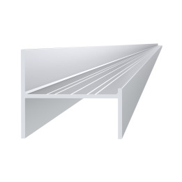 UT profil 50 x 44 mm, L-6000 mm, hliník bez povrchové úpravy
