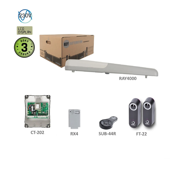 Pohon RAYKIT pro jednokřídlovou bránu do 4m/křídlo