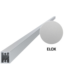 Hliníkový profil 20 x 16 x 6000 mm, eloxovaná vrstva 15 um
