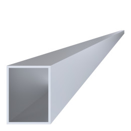 Hliníkový jekl 80 x 60 x 3 x 6000 mm, bez úpravy