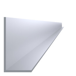L profil 80 x 40 x 3 mm, L-6000 mm, hliník bez povrchové úpravy