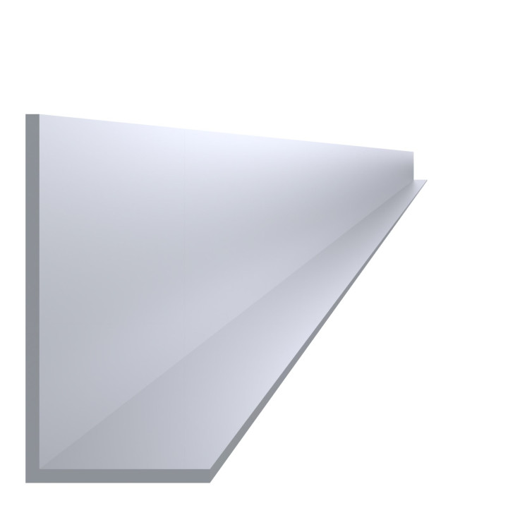 L profil 80 x 40 x 3 mm, L-6000 mm, hliník bez povrchové úpravy