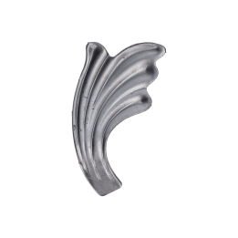 List 100 x 50 mm, plech 2 mm, pravý