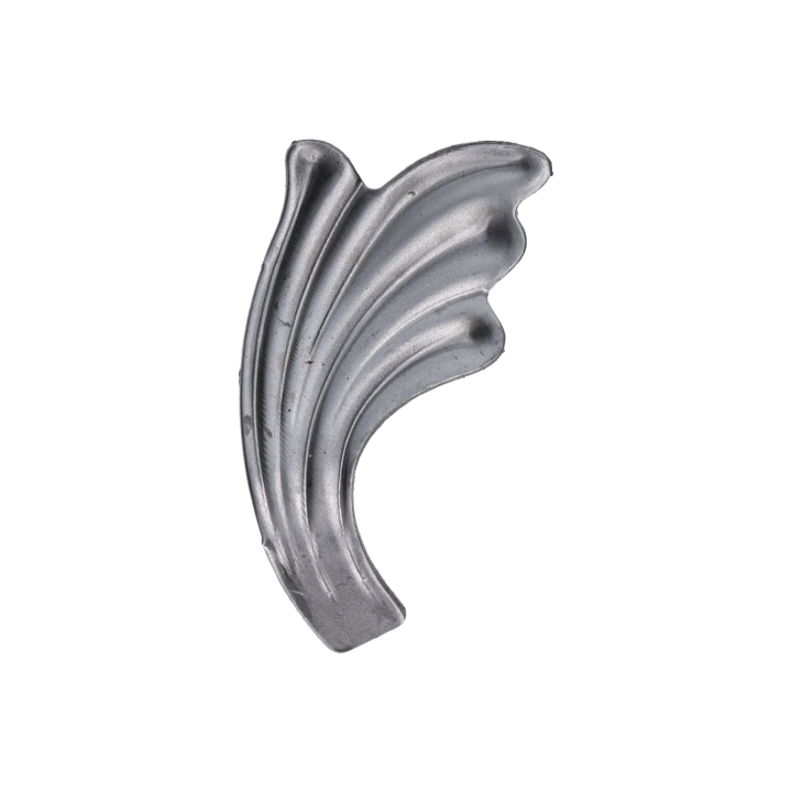 List 100 x 50 mm, plech 2 mm, pravý