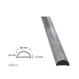 Madlová tyč dutá 48x24x1,5mm, délka 3000mm, cena za KUS