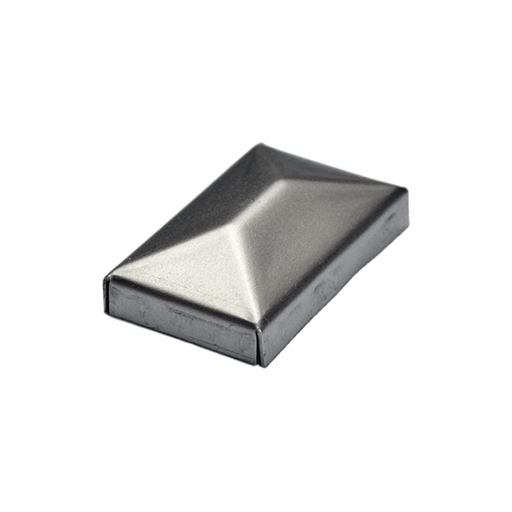 Stříška na sloupek 50 x 100 mm, tl. 1,5 mm, pozinkovaná