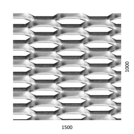Tahokov Al, kosočtvercové oko, mostík: 5mm, 1500x1000x2mm
