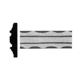 Madlovina vzorovaná 40x8 mm, dĺžka 6000 mm, cena za KUS