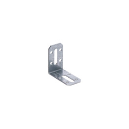 úhelník nastaviteľný 50x55x30mm, 2,0mm, pozink, diery 5mm-8ks, díry 6,5/23mm-1ks, 8,5/21,5mm-1ks