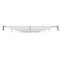 Set pro fasádní lanovou stěnu, 3 x 25 m, odsadenie 150 mm