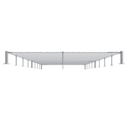 Set pro fasádní lanovou stěnu, 3 x 25 m, odsadenie 200 mm