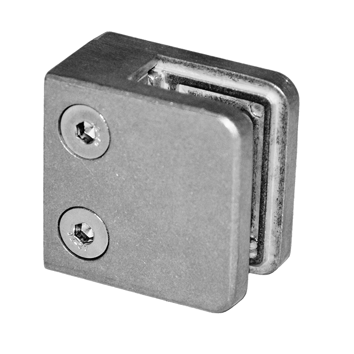 ZAMAK svorka plochá, sklo 6–10,76 mm, bez úpravy