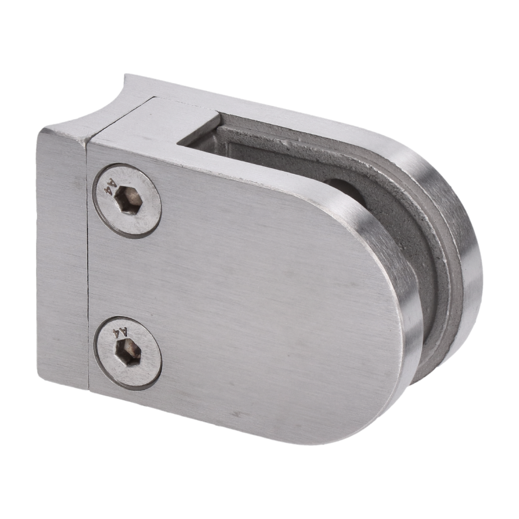 Svorka skla na trubku o průměru 42,4mm (64x43x25mm), broušená nerez AISI316