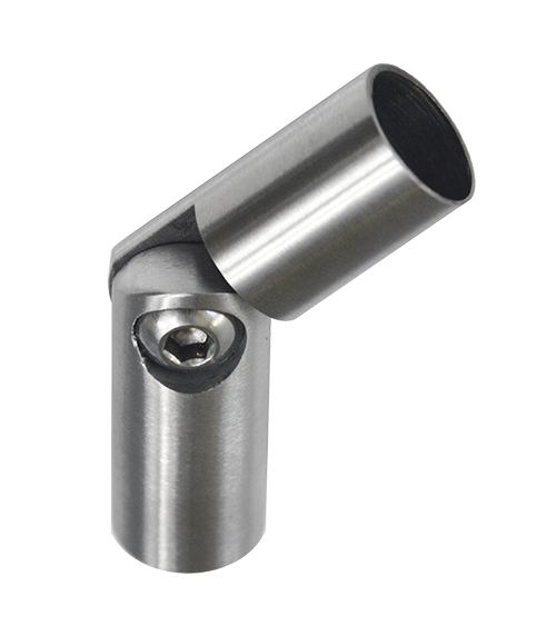 Spoj nastavitelný průměr=14mm (0-100 °) s kloubem, broušená nerez K320/AISI30
