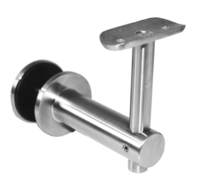 Držák madla pevný na trubku průměr=42,4mm, broušená nerez K320/AISI304