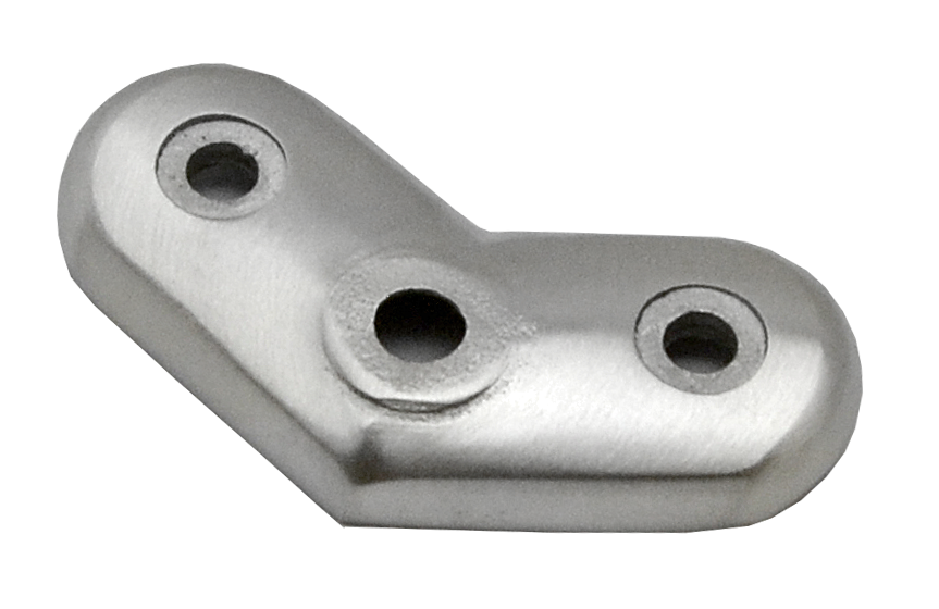 Dopojovací deska (45° úhel) na trubku o průměru 42,4mm, broušená nerez K320/AISI304