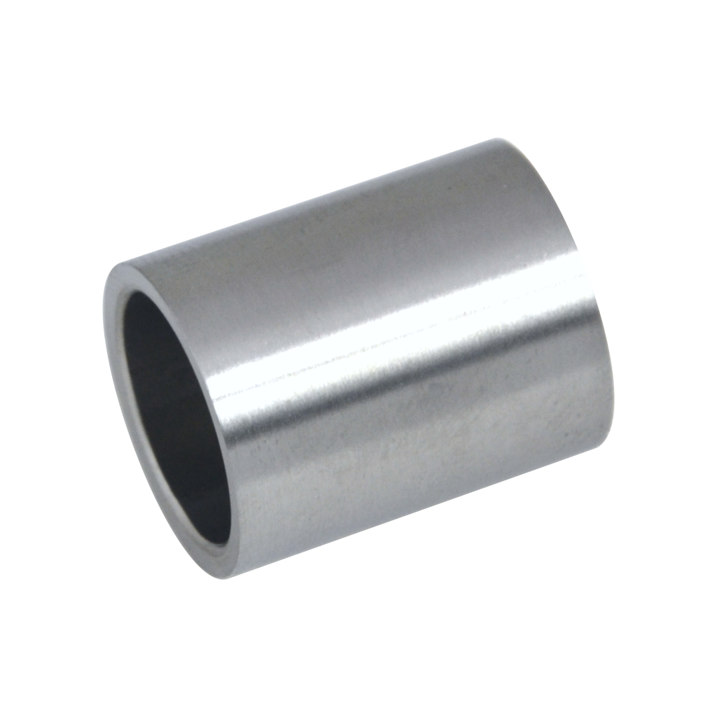 Přechod na vymezení vzdálenosti mezi sloupem (plochý) a kotevní deskou, průměr=20x2,0mm /L:25mm, bez vnitřního šroubu, broušená nerez K320 / AISI304, bal: 1ks