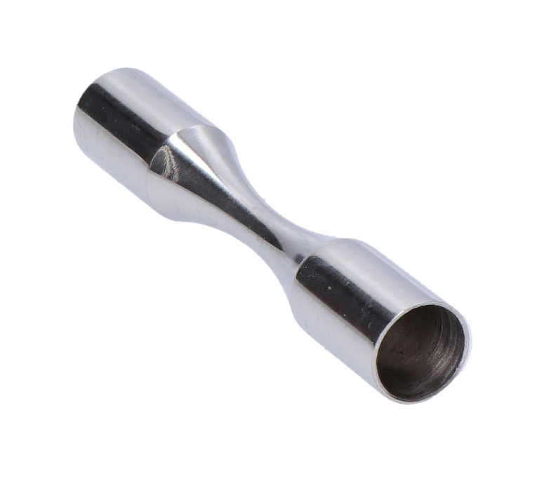 Spoj na ohnutí průměr=12mm (délka=80mm), leštěná nerez/AISI304