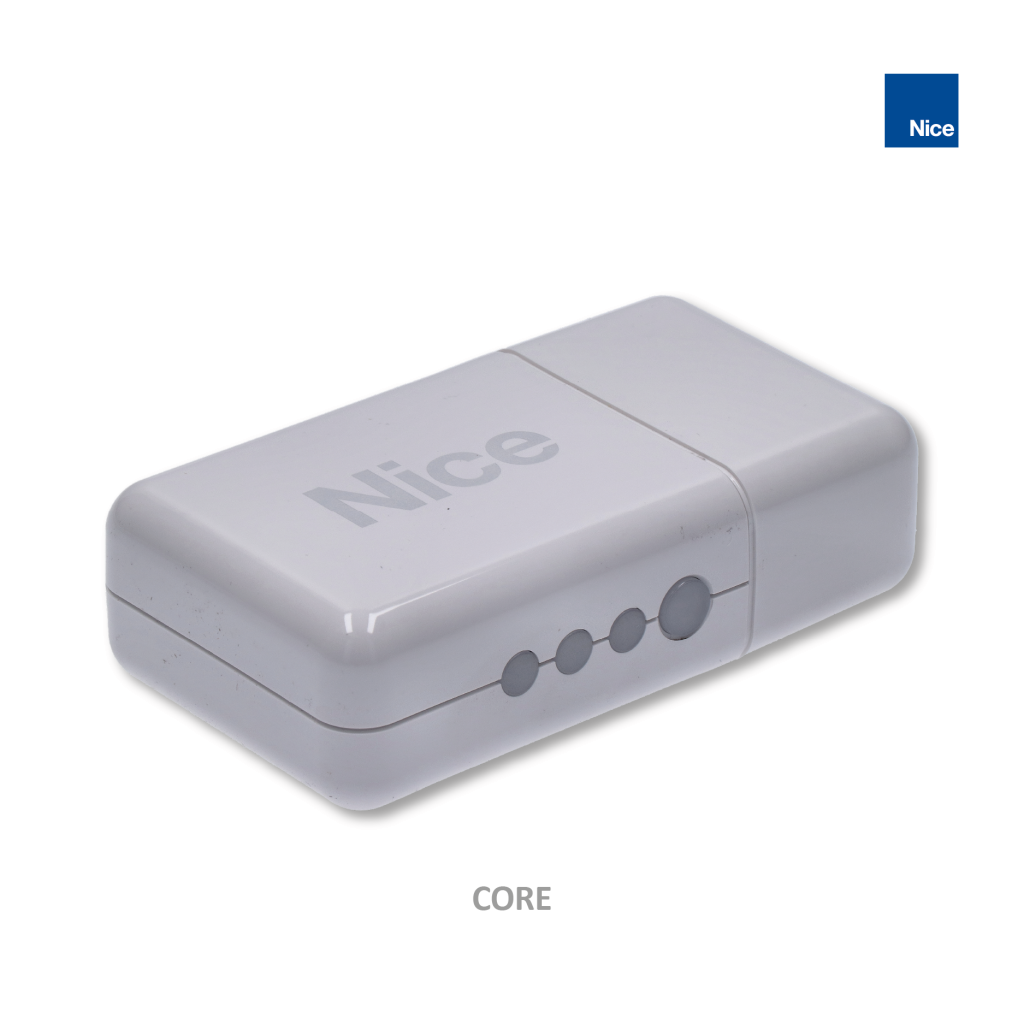 CORE inteligentní WIFI přijímač pro ovládání pohonu NICE s rozhraním IBT4N. Kompatibilní s Apple HomeKit a IFTTT, podpora WPS